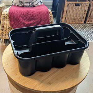 Cleaning Supplies Bin, Black